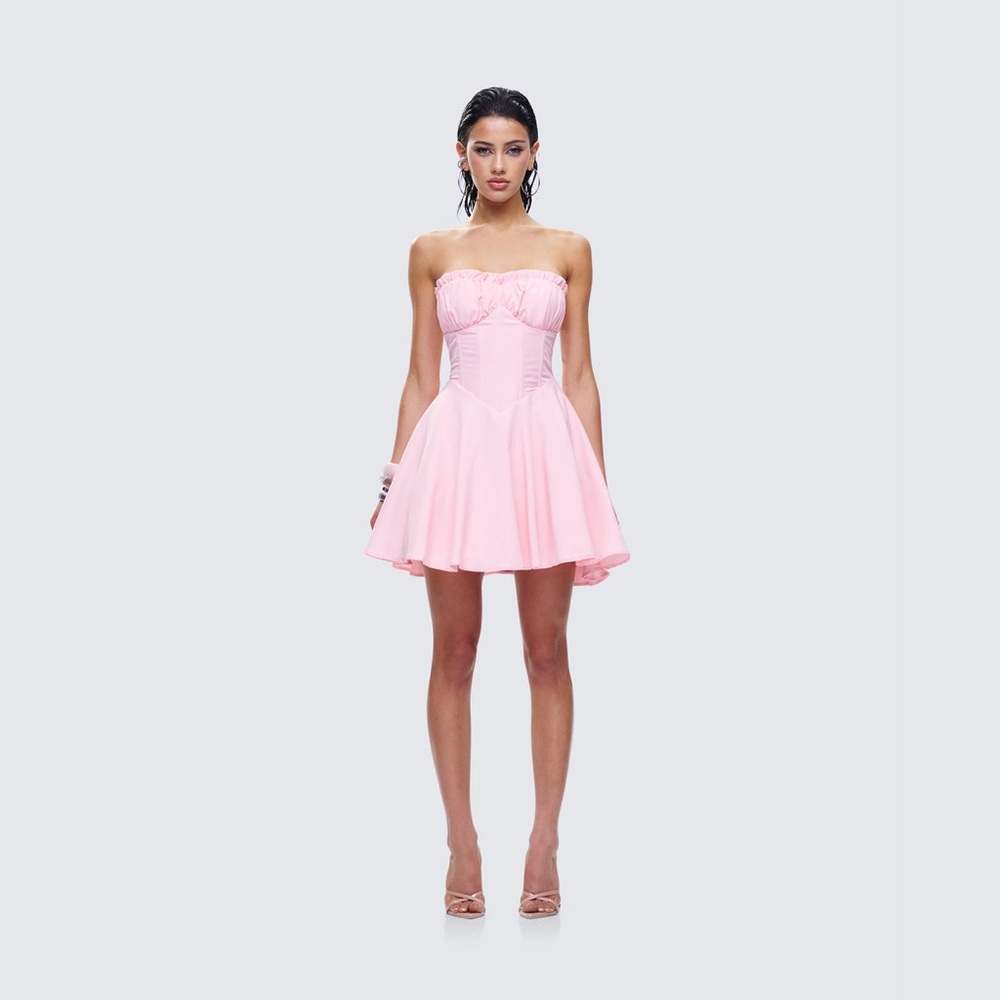 FINESSE Bonnie Pink Mini Dress - Picture 6 of 7